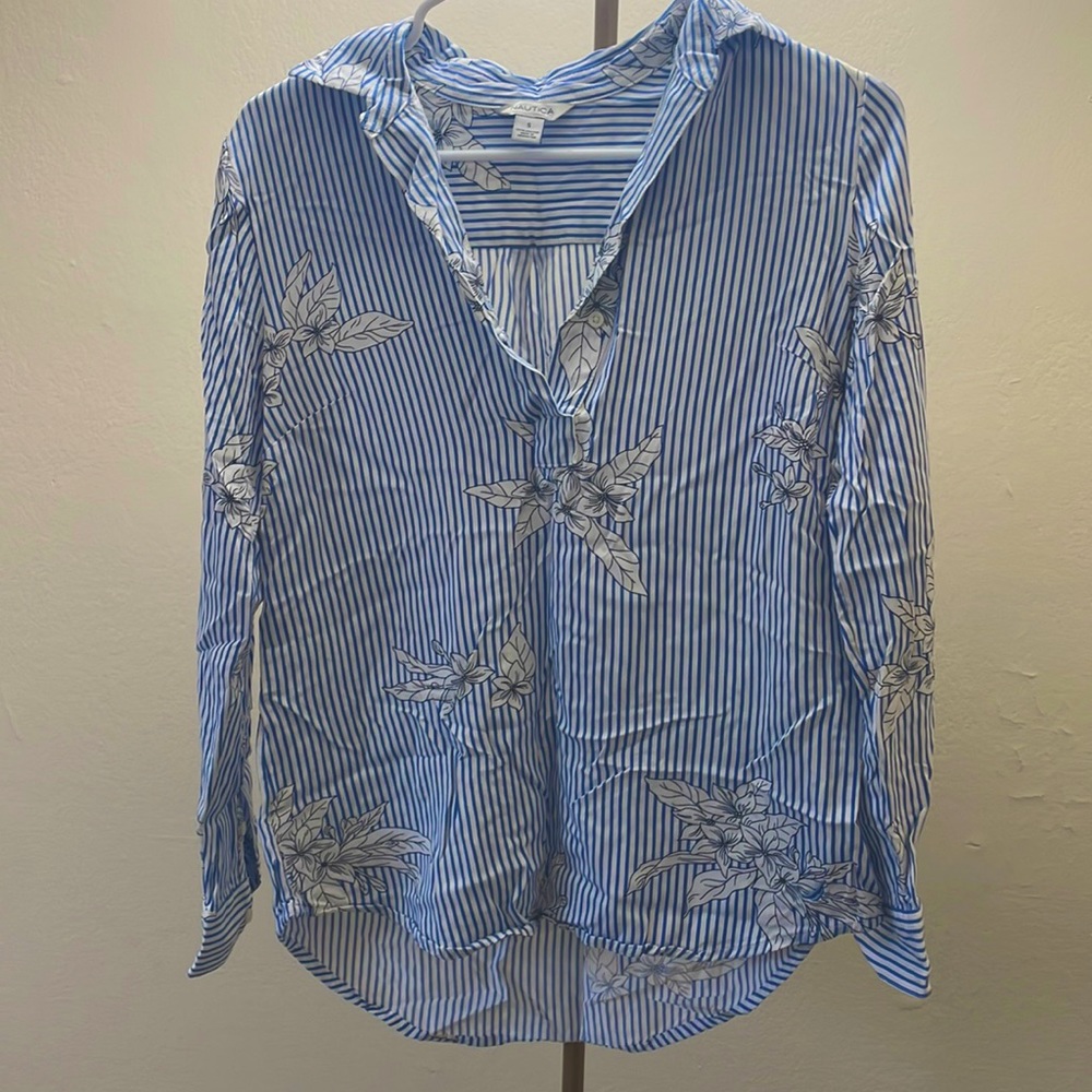 NAUTICA Collar blouse
